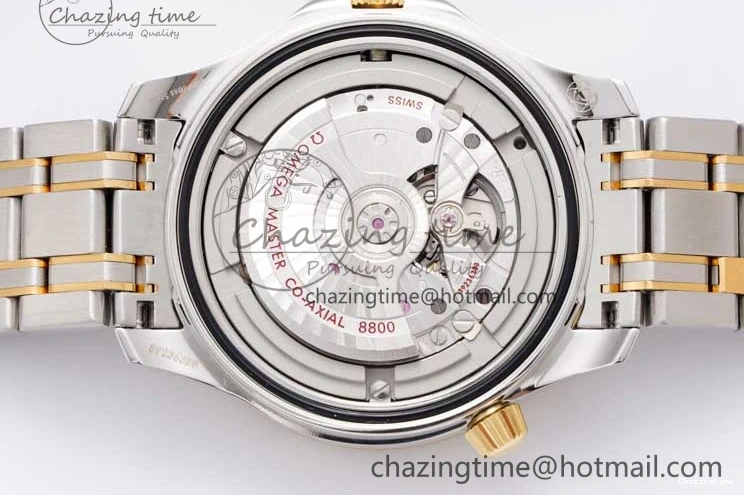 0522 ZeroBulk Seamaster Diver 300M SS YG Blue Ceramic Bezel JVSF 1:1 Best Edition Blue Dial on SS YG Bracelet A 7784